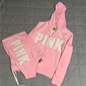 PINK sweatsuit set